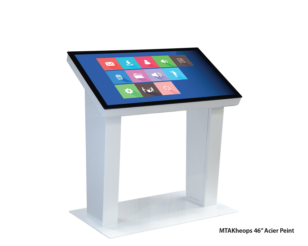 Table Tactile Indoor blanche MTAKheops Display Media