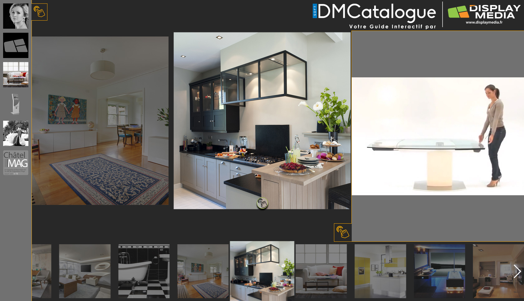 DMCatalogue - Logiciel de Création de Catalogue Interactif par Display Media