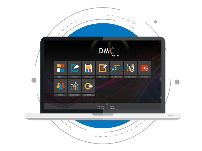 DMCware - Logiciel d'Affichage Dynamique par Display media