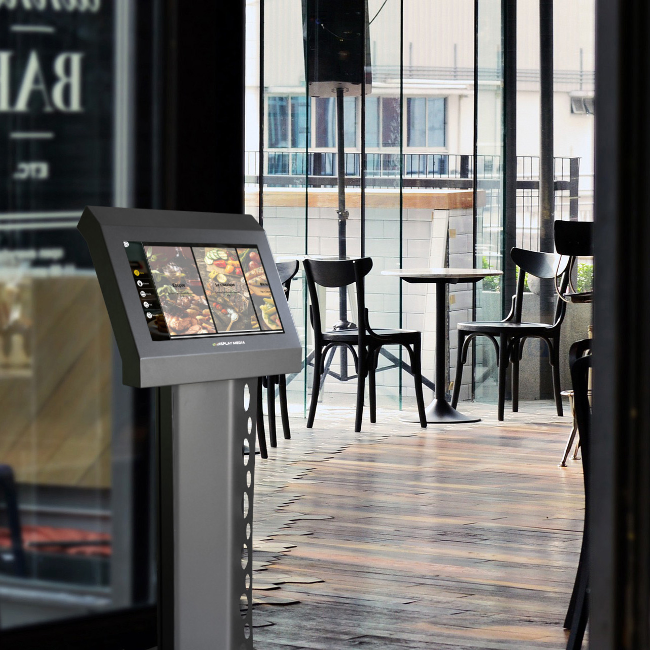 Borne de commande restaurant Tactile Paiement Fastfood Café...